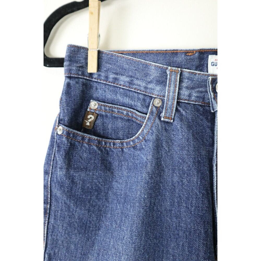 Vintage 1990s GUESS Size 26 Bootcut Jeans Style AST060 Cotton Denim Blue - Picture 5 of 9